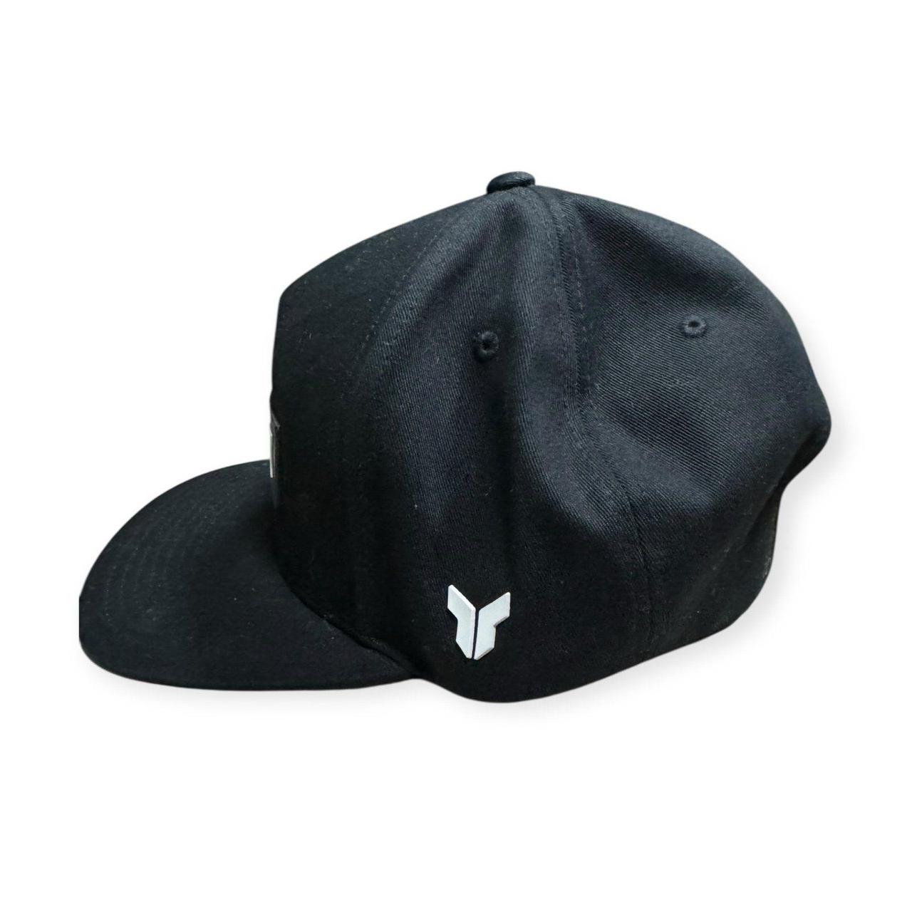 Men's Hat - Black – Features: Five panel Flat bil… - image 2