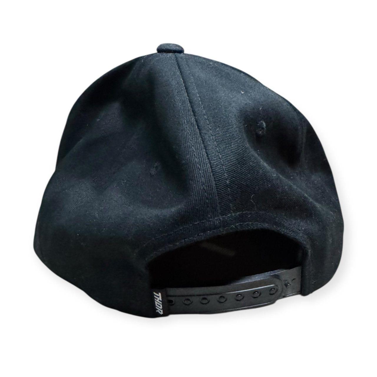 Men's Hat - Black – Features: Five panel Flat bil… - image 3
