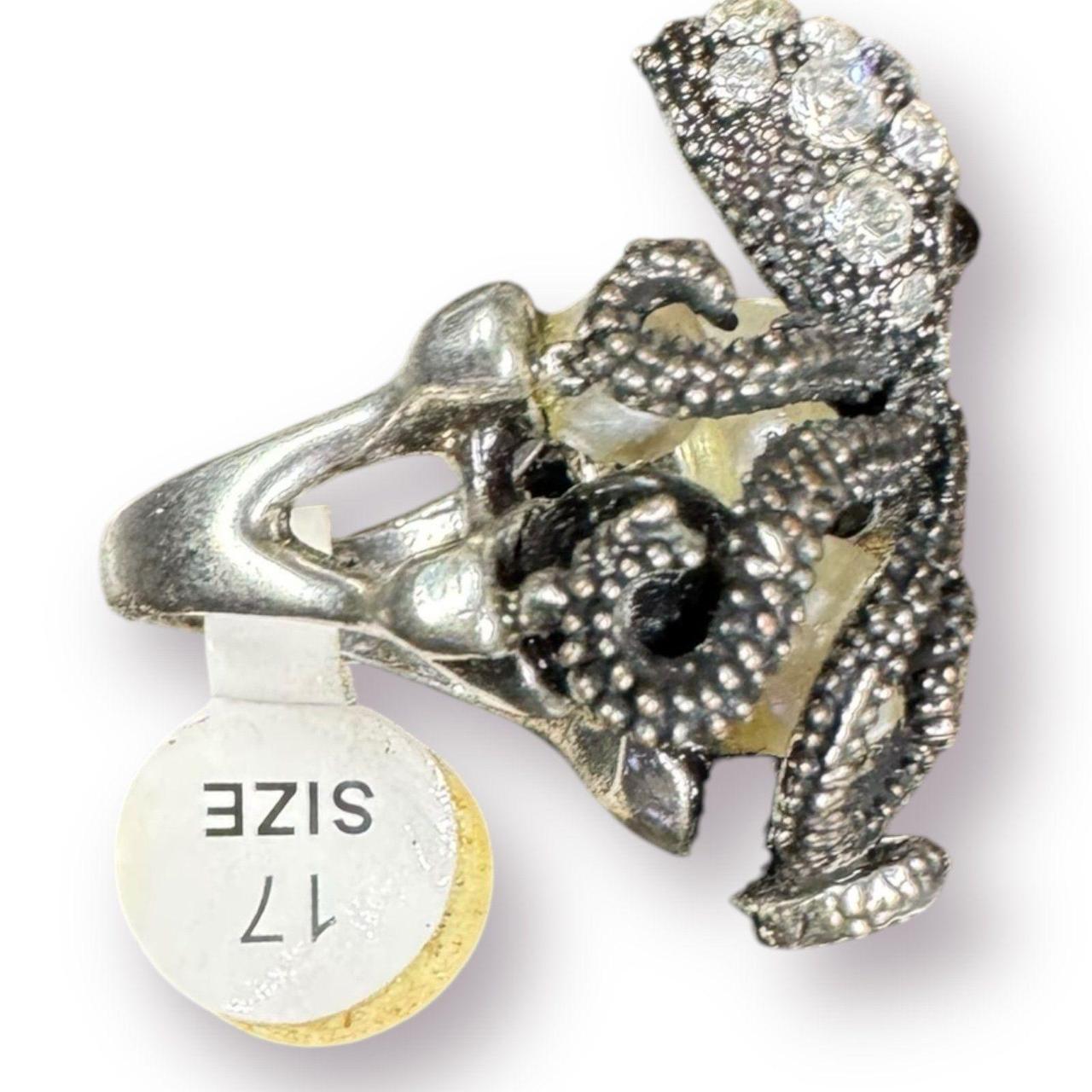 Women's Ring - Silver – Silver Octopus Multi Colo… - image 4