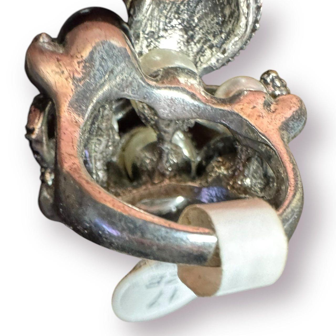 Women's Ring - Silver – Silver Octopus Multi Colo… - image 6