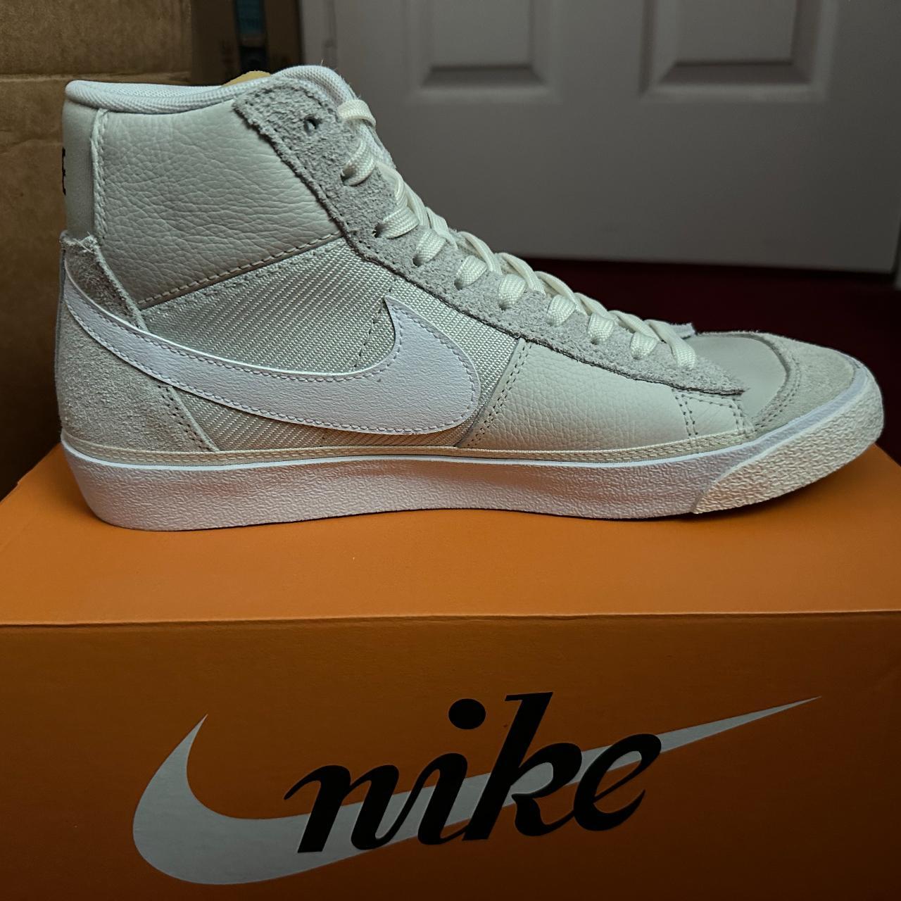 mens white nike blazers