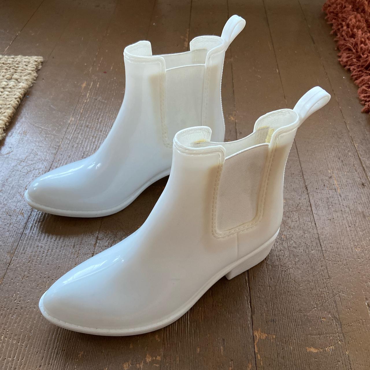 Jeffrey campbell clearance white rain boots