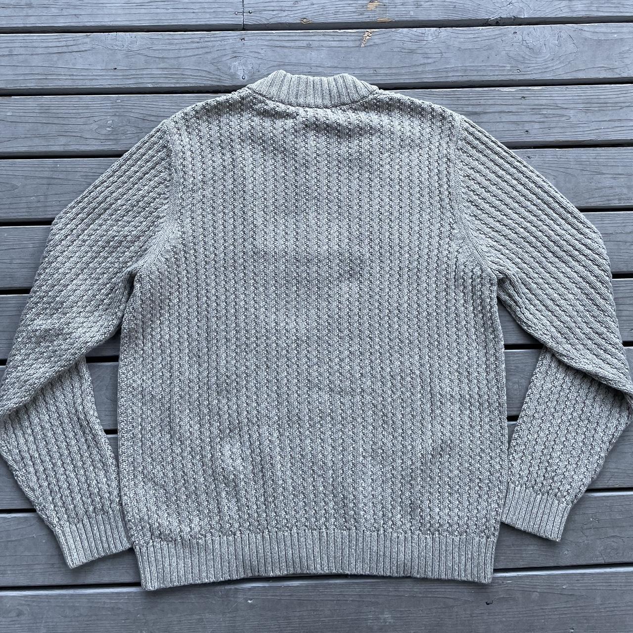 new eddie bauer button up sweater cardigan tan brown... Depop