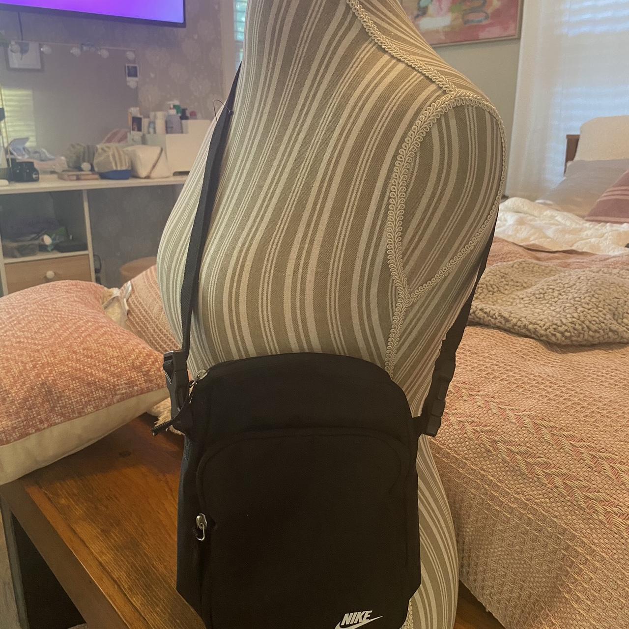 Black Nike cross body bag crossbodybag Depop