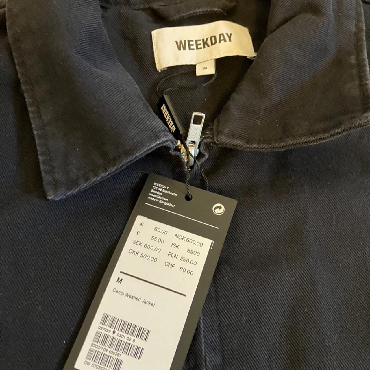 Weekday camp washed on sale jacket