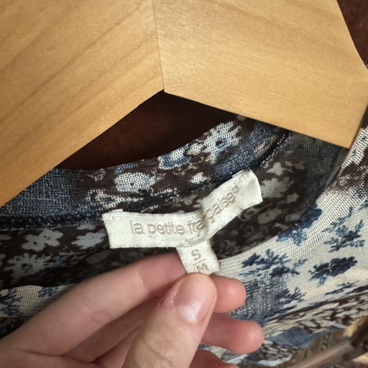 Women's Crop top - Blue/Multi - S – Y2K patchwork… - image 3