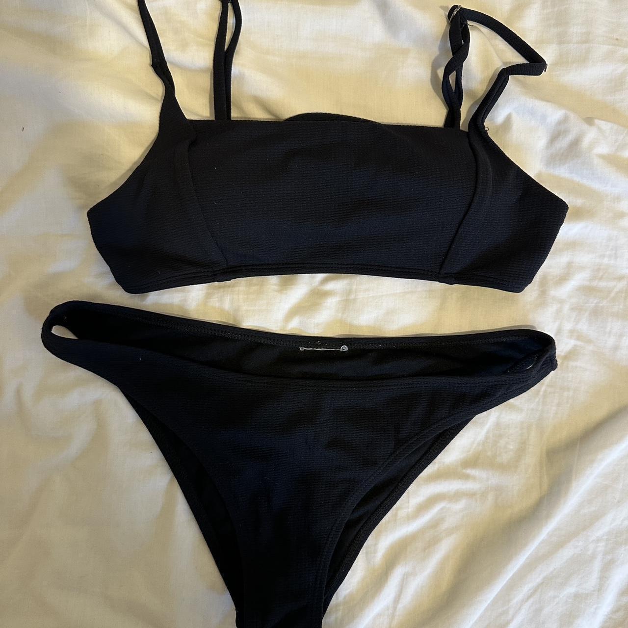 Ghanda Black Bikini tags are cut off but size is a... - Depop