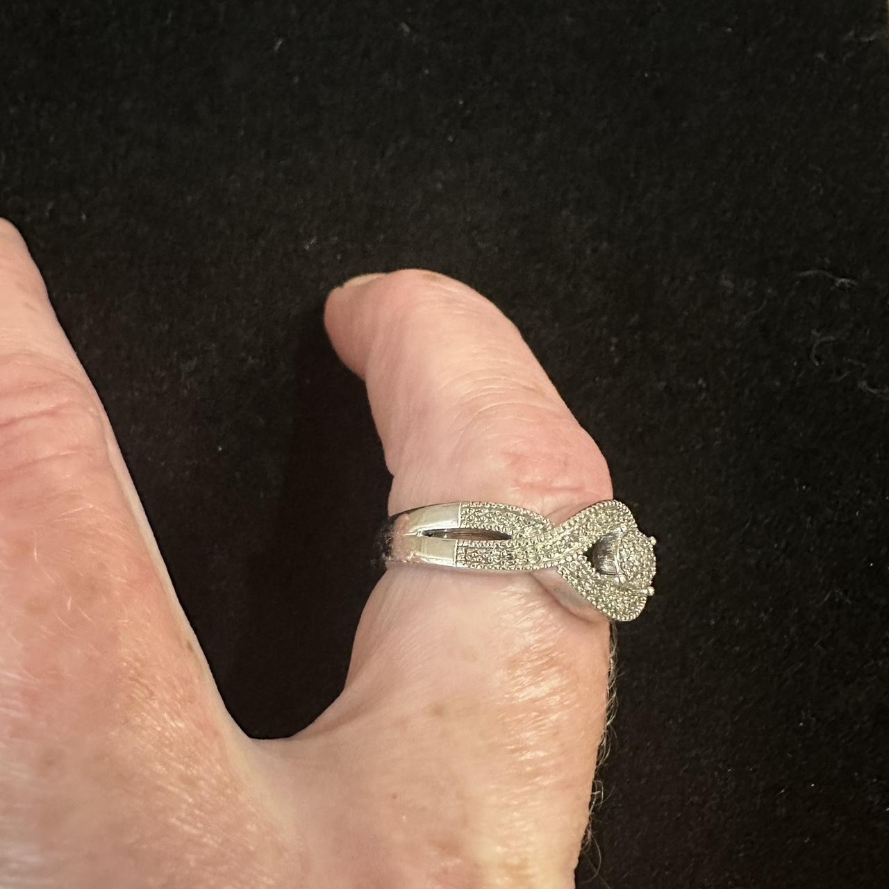 Affinity Diamonds Women's Ring - Silver/Grey – Af… - image 4