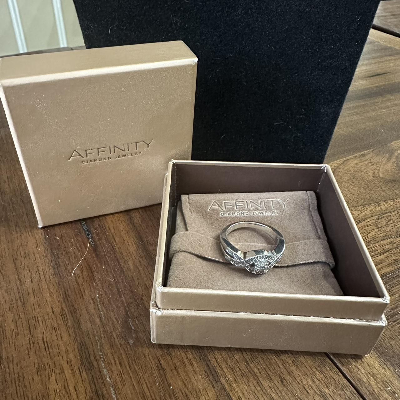 Affinity Diamonds Women's Ring - Silver/Grey – Af… - image 1