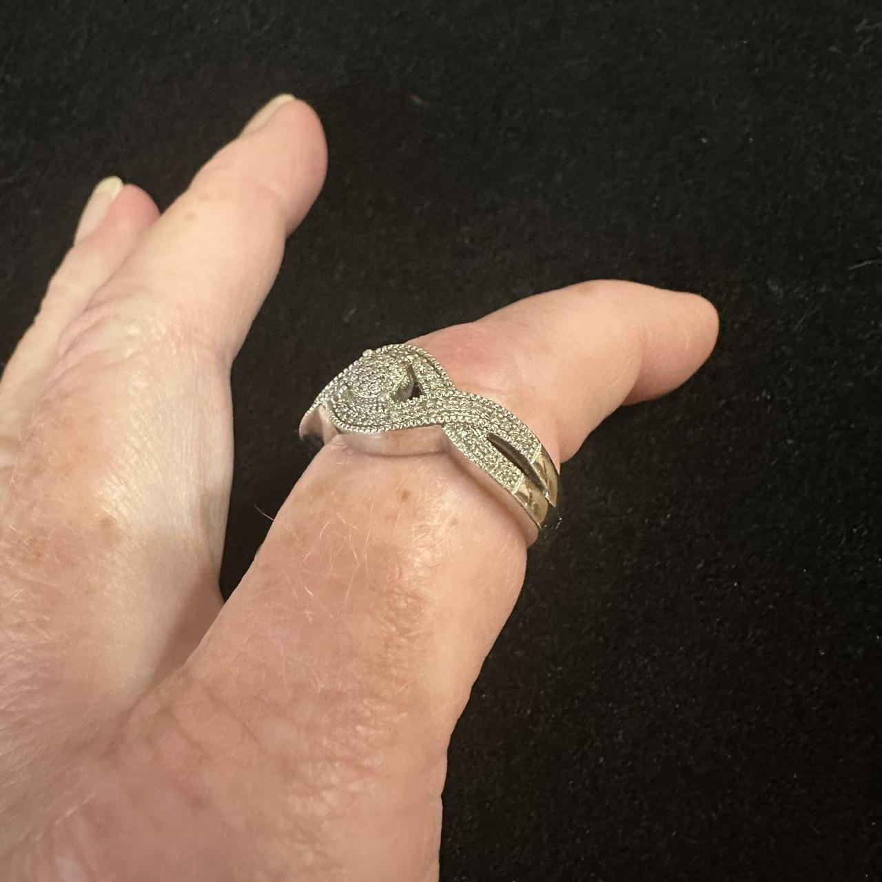 Affinity Diamonds Women's Ring - Silver/Grey – Af… - image 3