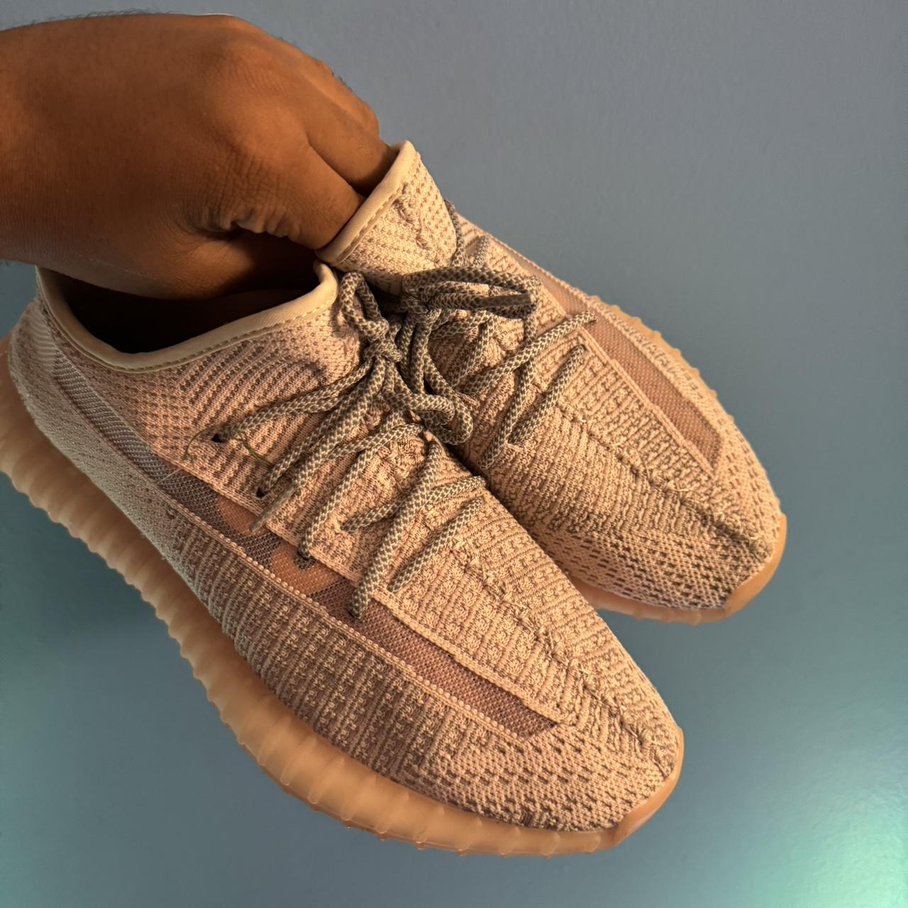 tan orange yeezys