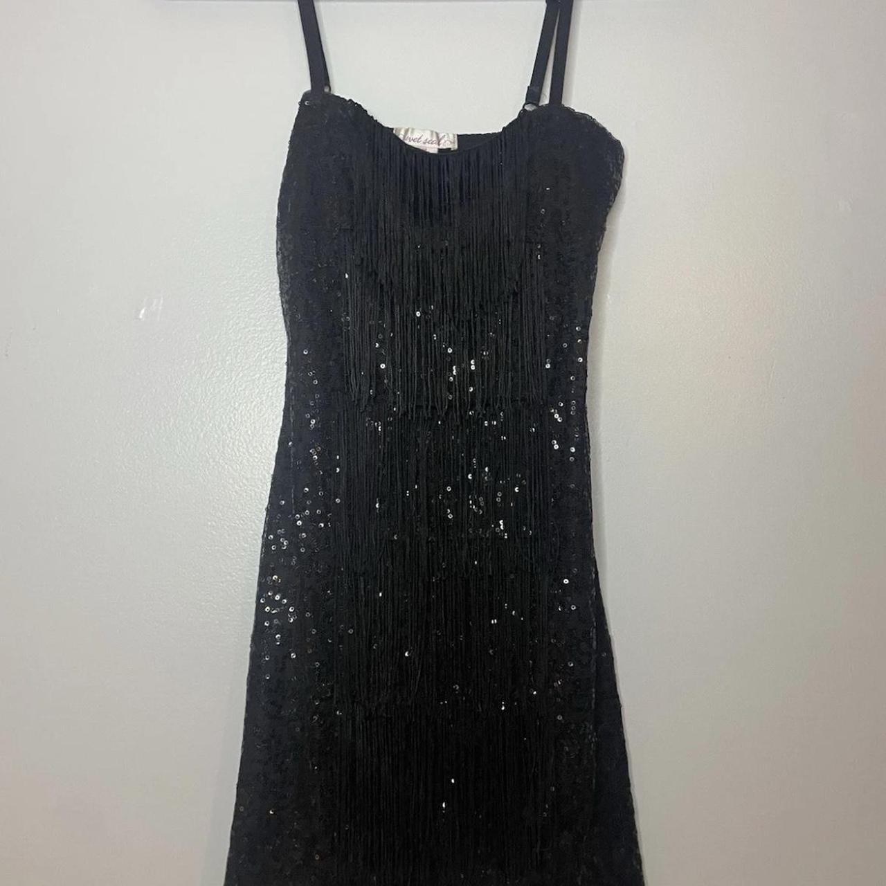 Wet Seal Women's Dress - Black - S – Y2K Wet Seal Women's Spaghetti Strap Dress …