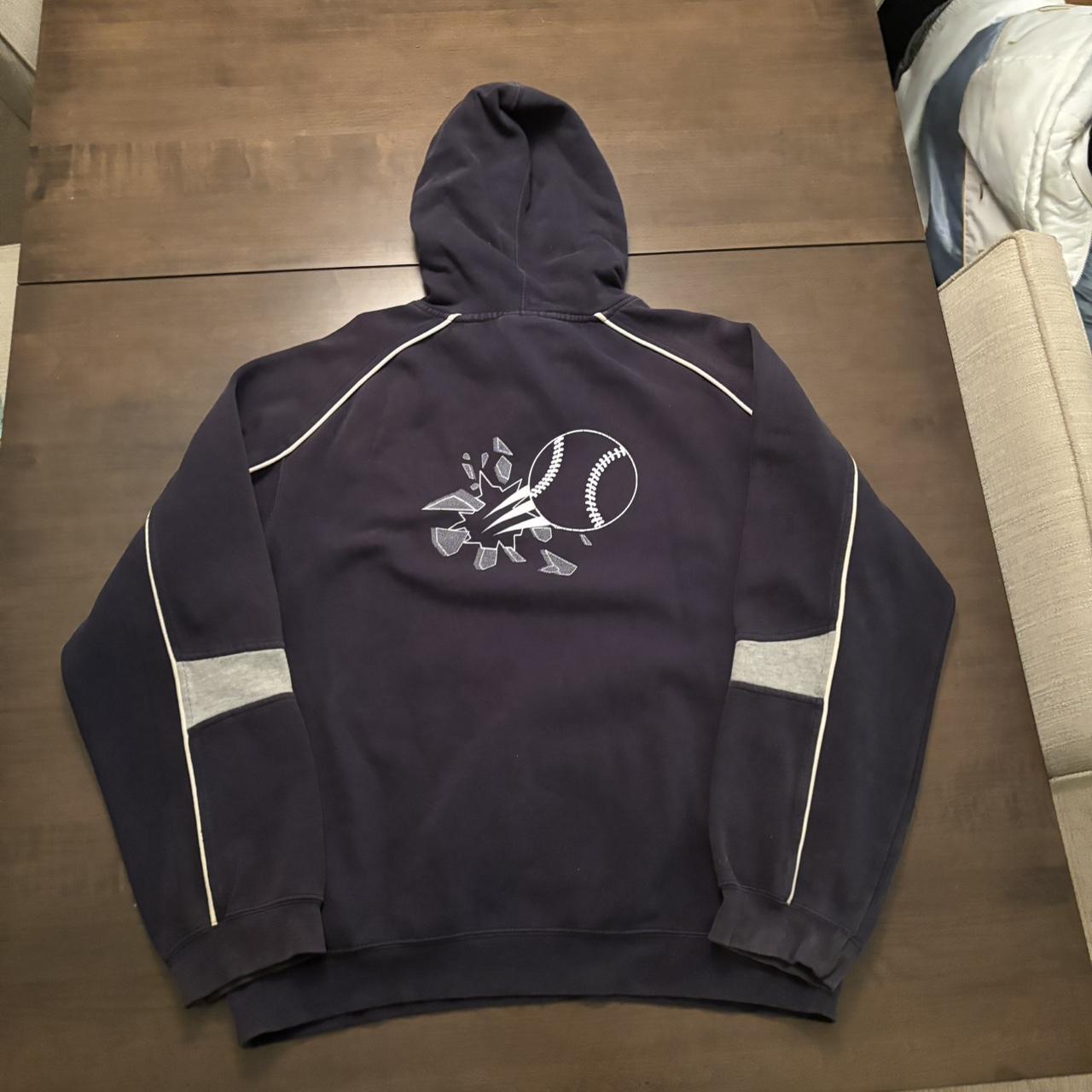 Charles River Apparel 90's softball zipup hoodie | Depop