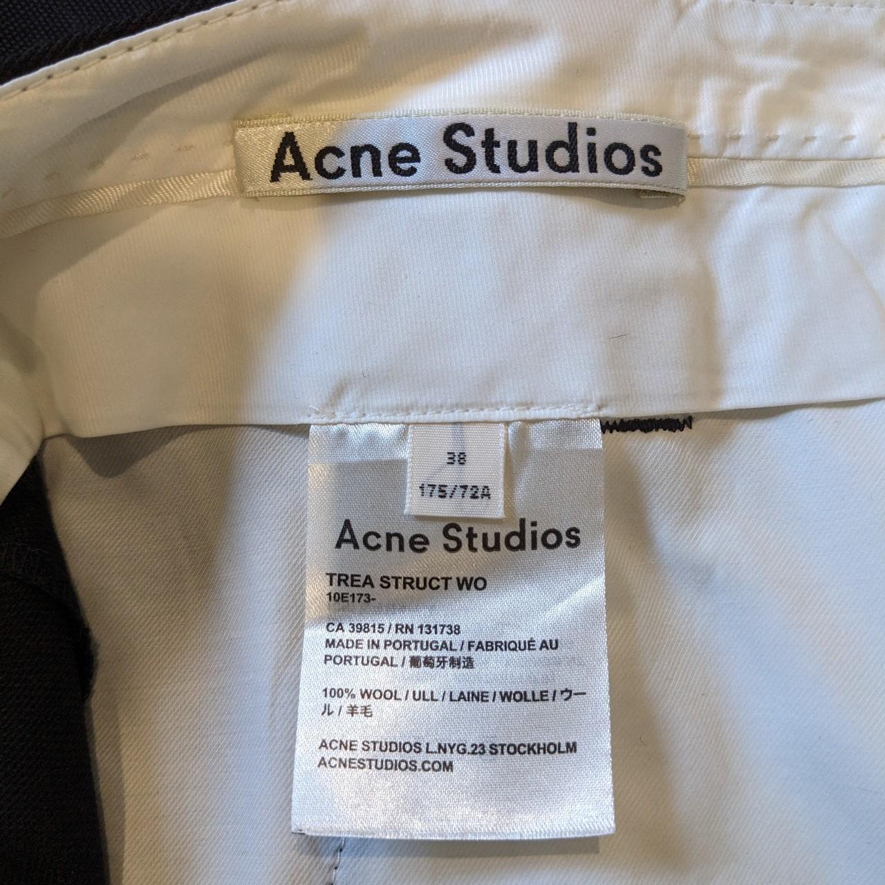 ACNE STUDIOS TREA STRUCT WO, SIZE EU 38, 100%...