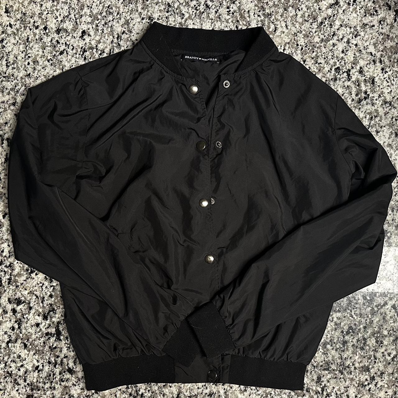 Brandy Melville ブラック クロップドジャケット クロップドジャケット ブラック
