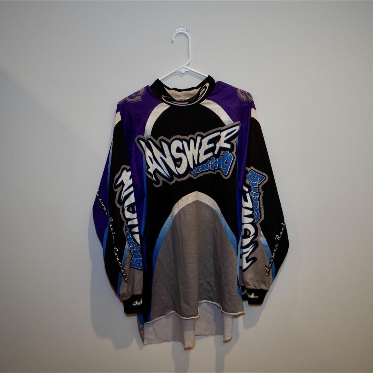 Vintage 90s Answer Racing Motorcross Jersey. Size | Depop