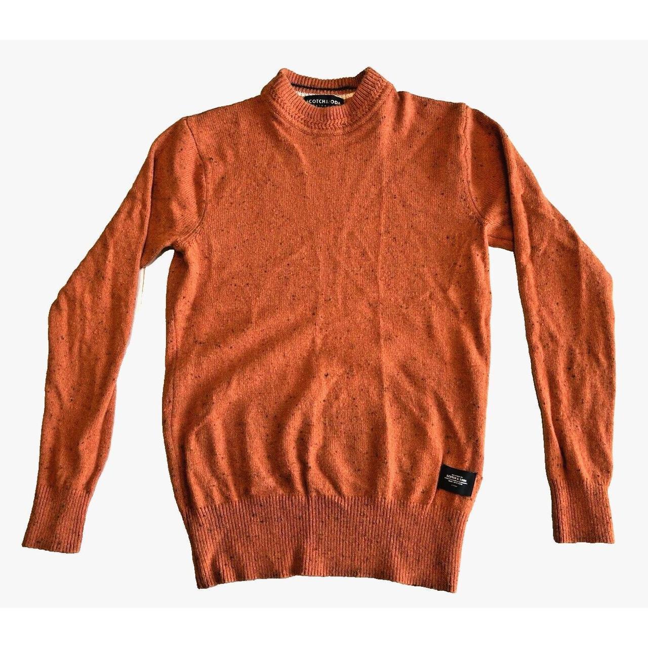 Scotch Soda Men's Sweater Orange S – Scotch Soda Knitwear