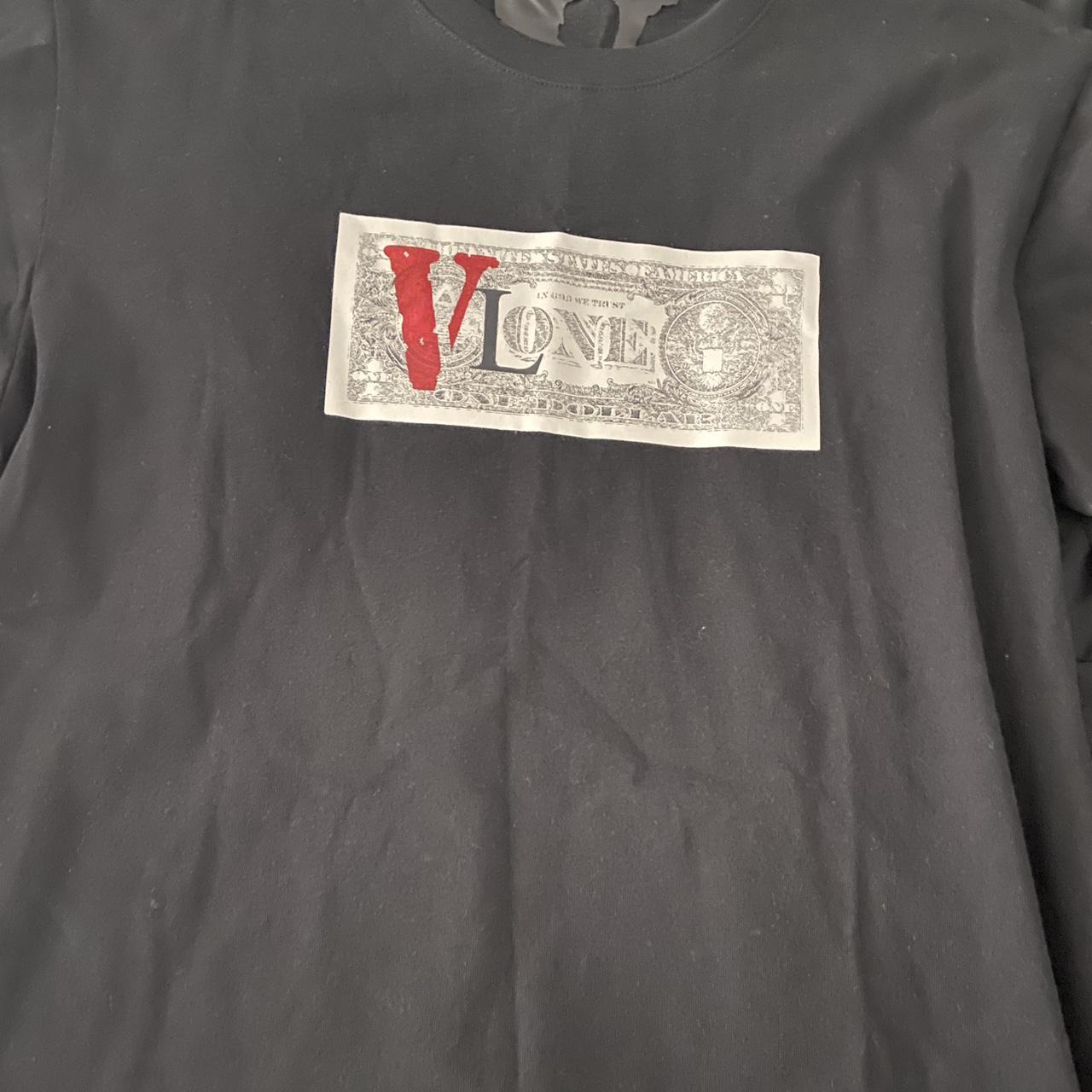 Vlone benjamin franklin dollar tee | Depop