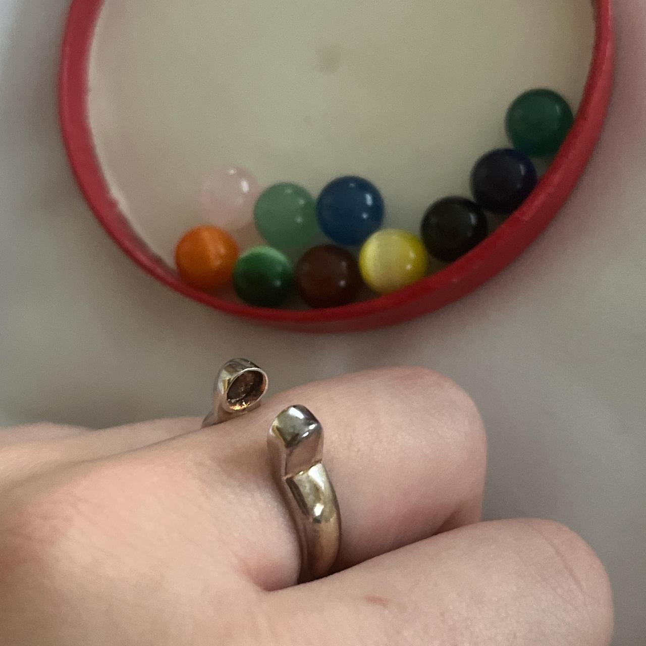 Women's Ring - Multi – Silver ring with interchan… - image 3