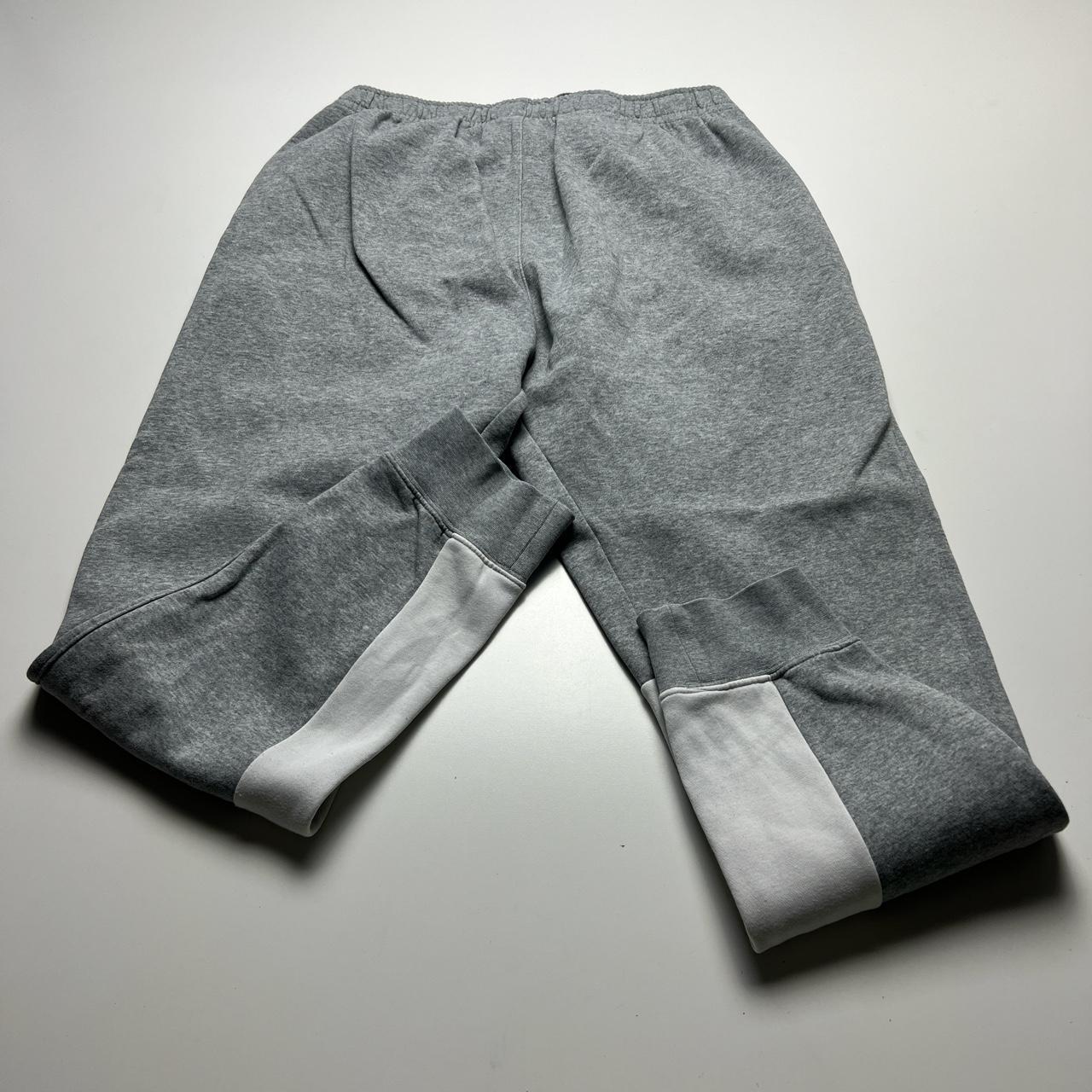 Nike joggers Grey / white Label size... - Depop