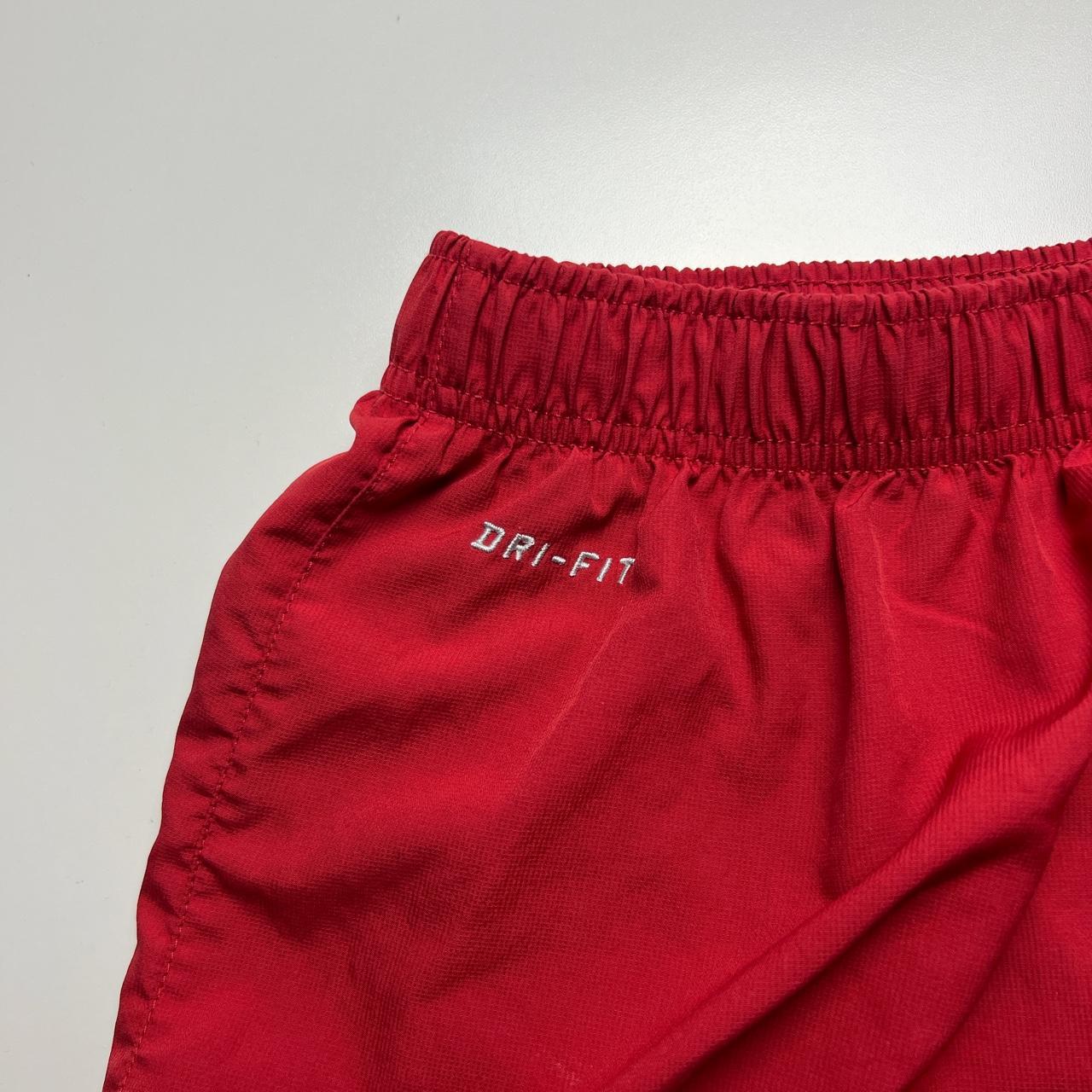 Nike Men's Burgundy and Red Shorts | Depop