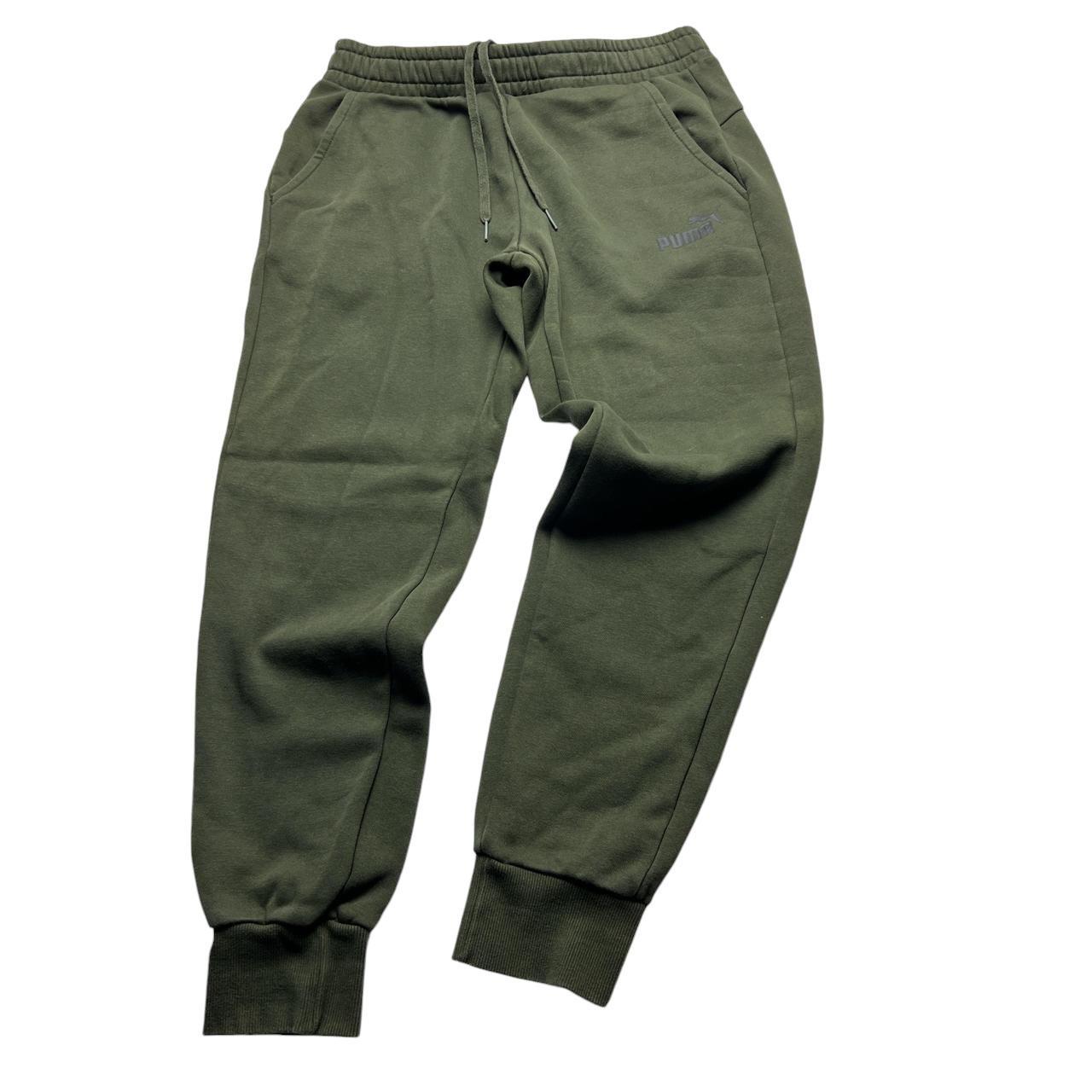 Puma khaki joggers online