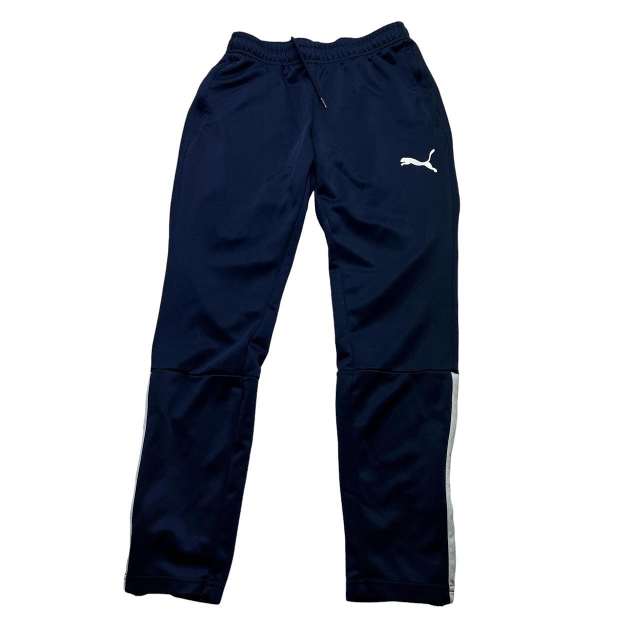 Puma tracksuit bottoms navy hotsell