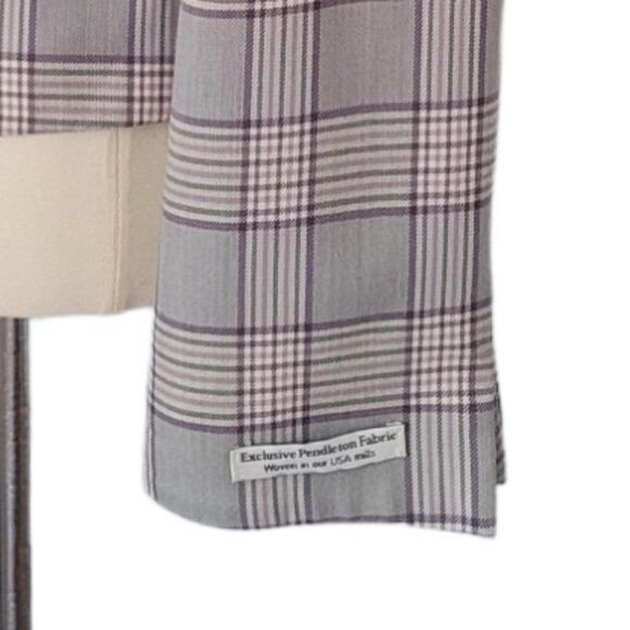 Pendleton Women's Jacket - Purple/Grey - 6 – Pend… - image 4