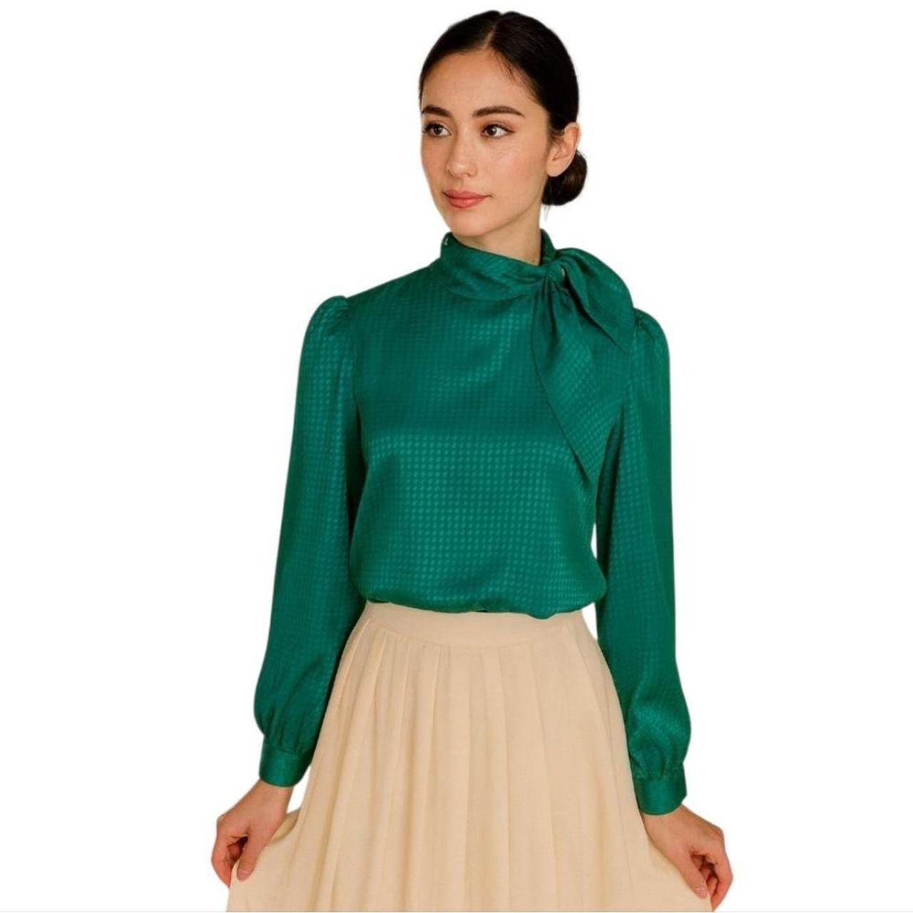 Pendleton Women's Blouse - Green - 8 – Pendleton … - image 1