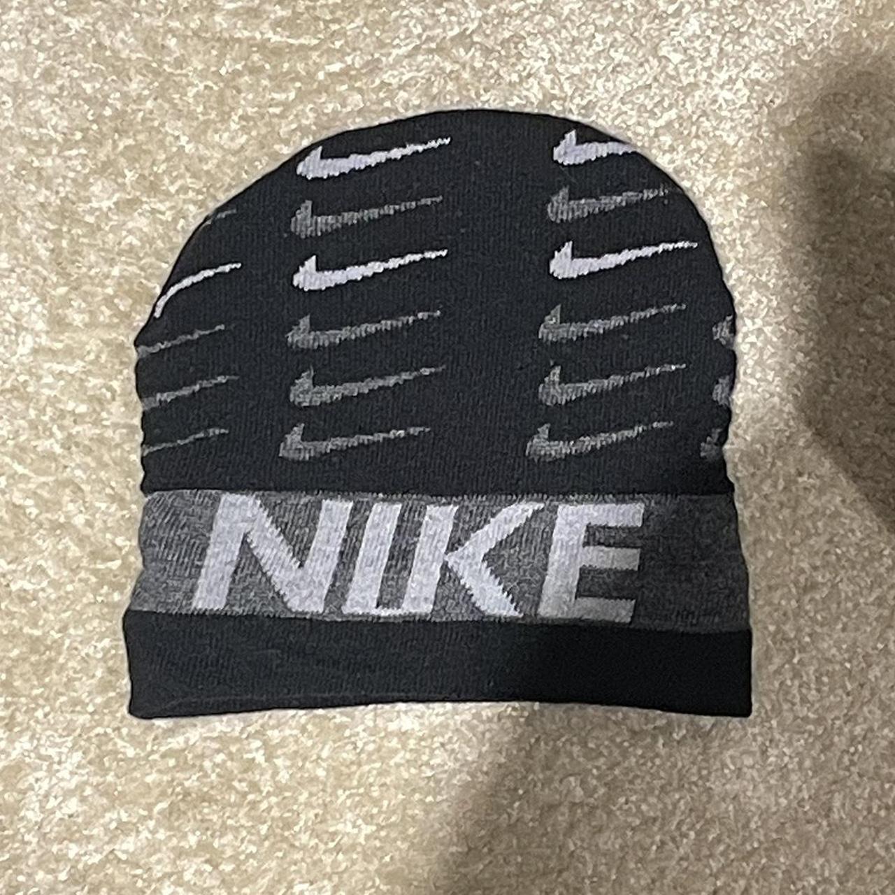 vintage nike logo design beanie