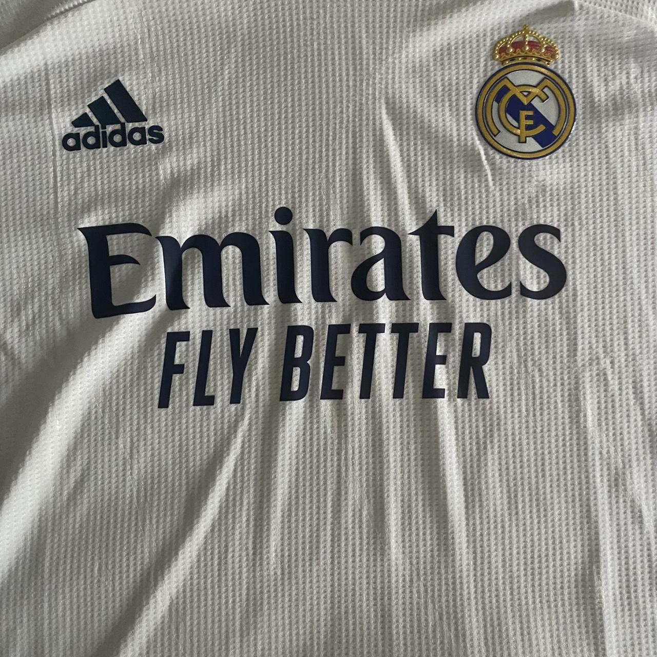 Pink Real Madrid soccer jersey - Depop