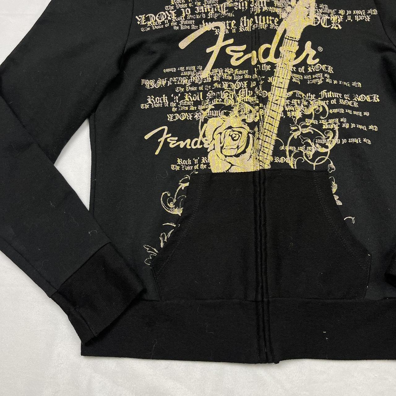 y2k grunge emo fender graphic zip up hoodie! Depop