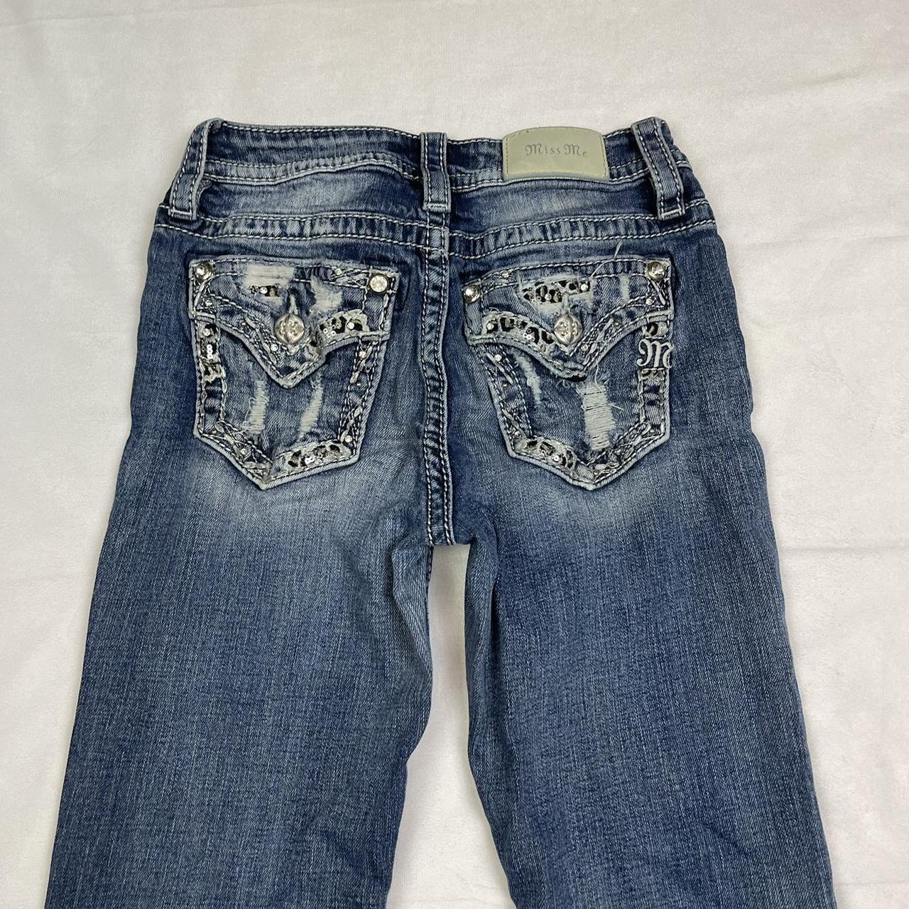 y2k mcbling emo miss me jeans! - low/mid rise and... - Depop