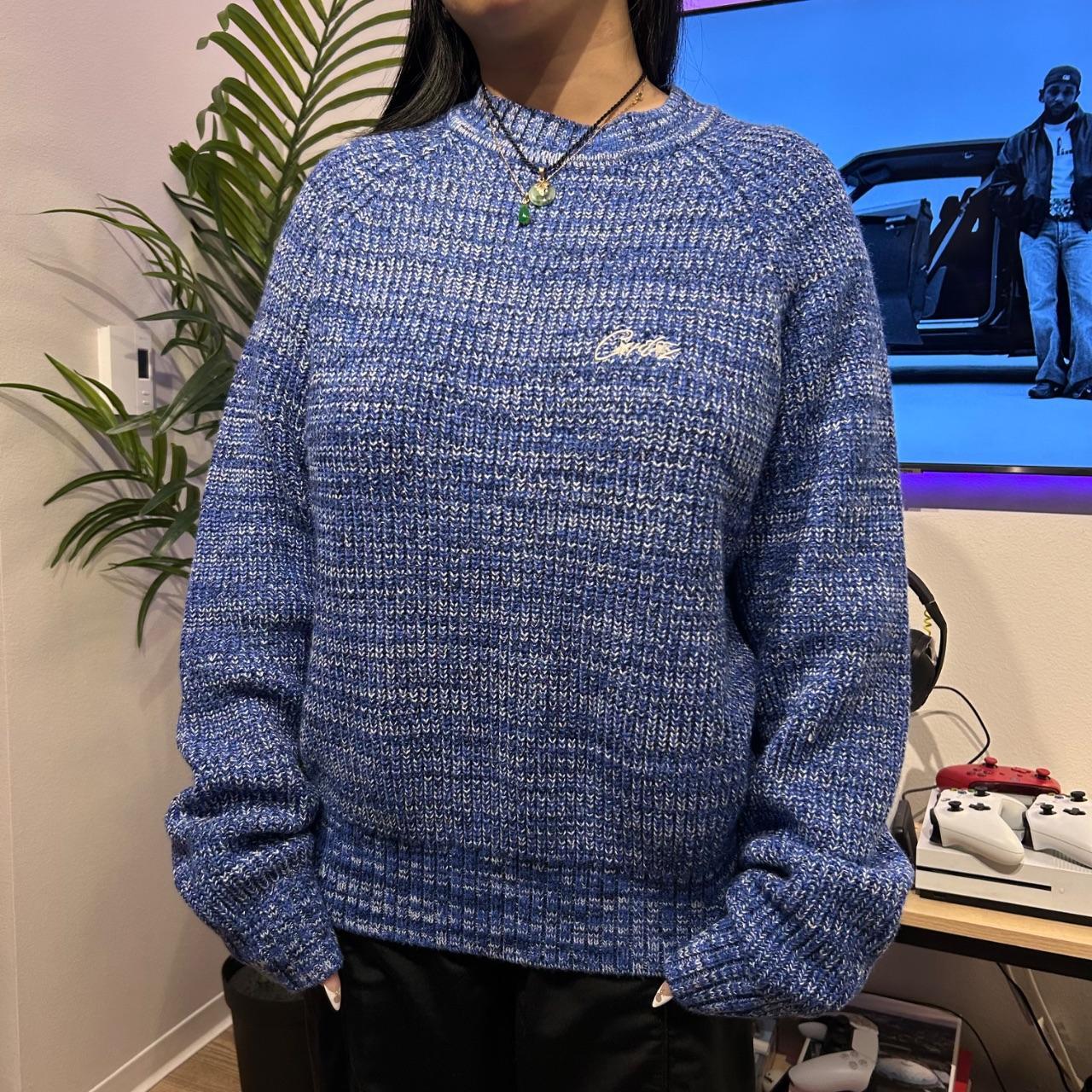 最安値】Corteiz Knit Sweater - Blue Camo