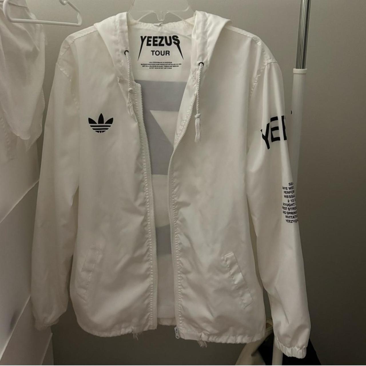 White yeezy windbreaker on sale jacket