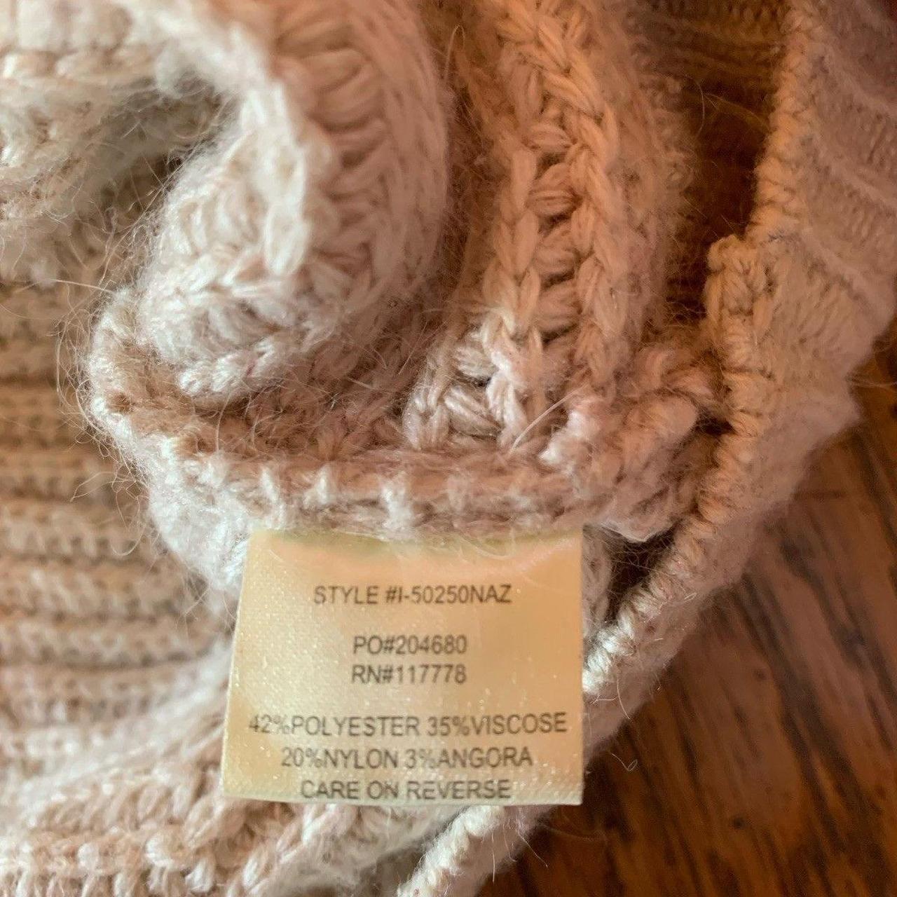 Source Unknown Women's Sweater - Cream - S – An a… - image 5