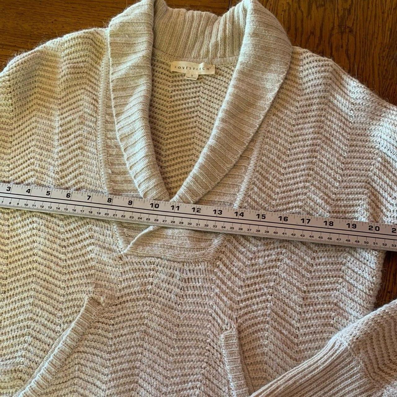 Source Unknown Women's Sweater - Cream - S – An a… - image 6