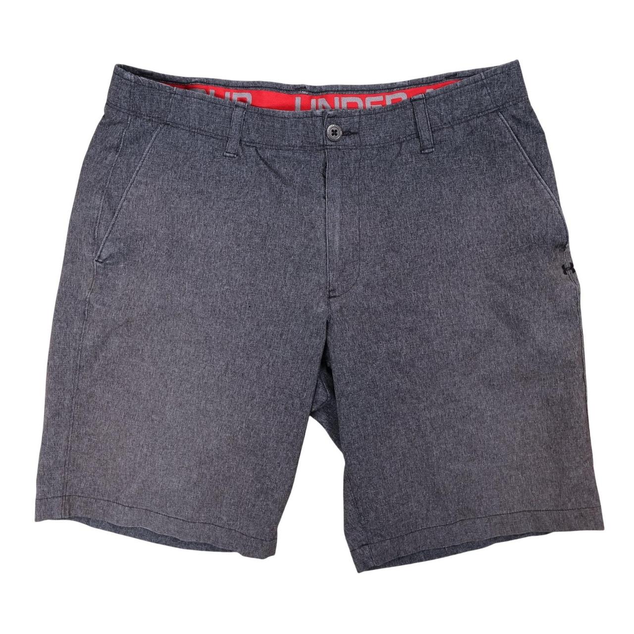 Under Armour Men's Shorts - Grey/Red - 36" – Under Armour HeatGear Match Play Golf Shorts …