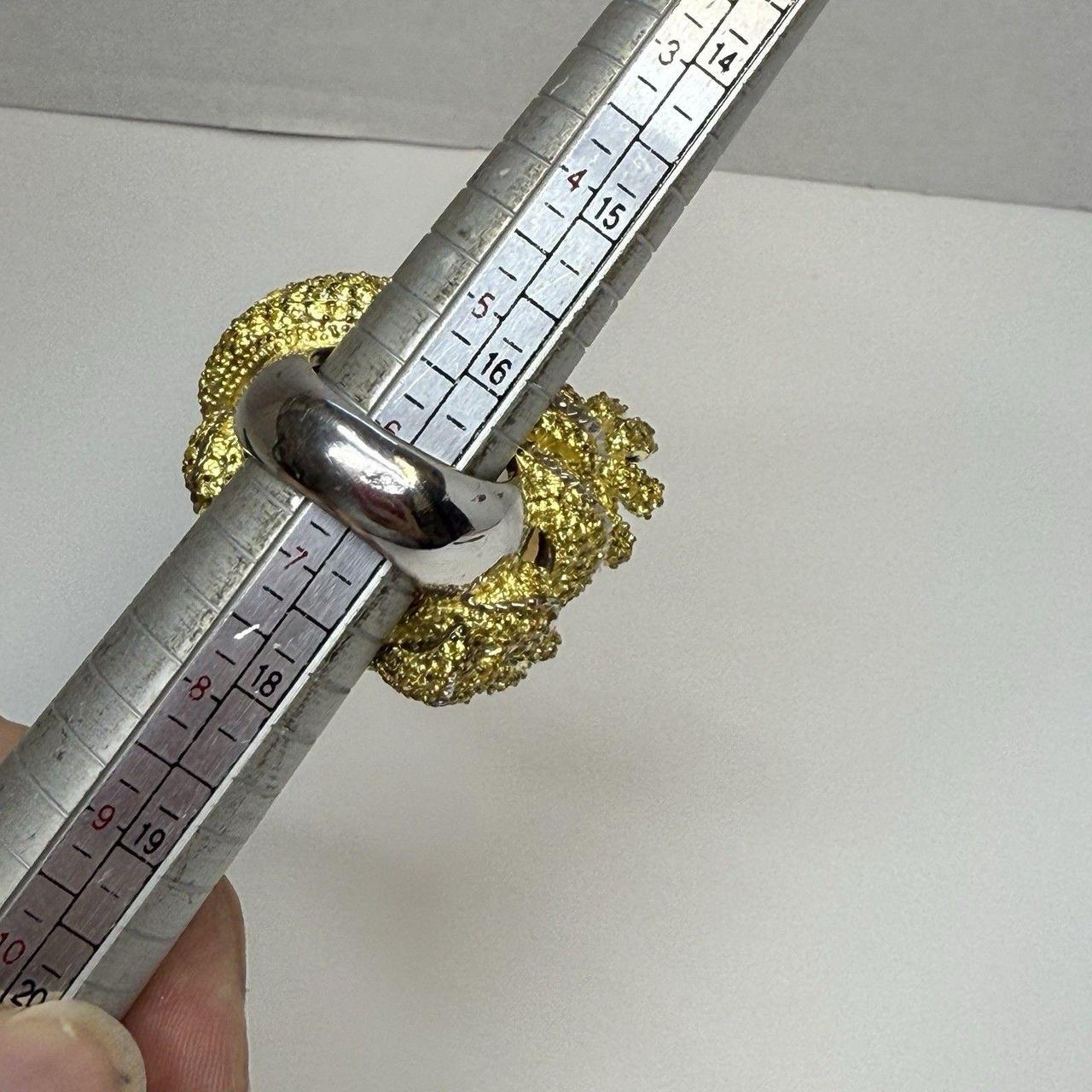 Women's Ring - Gold/Silver – This statement ring … - image 8