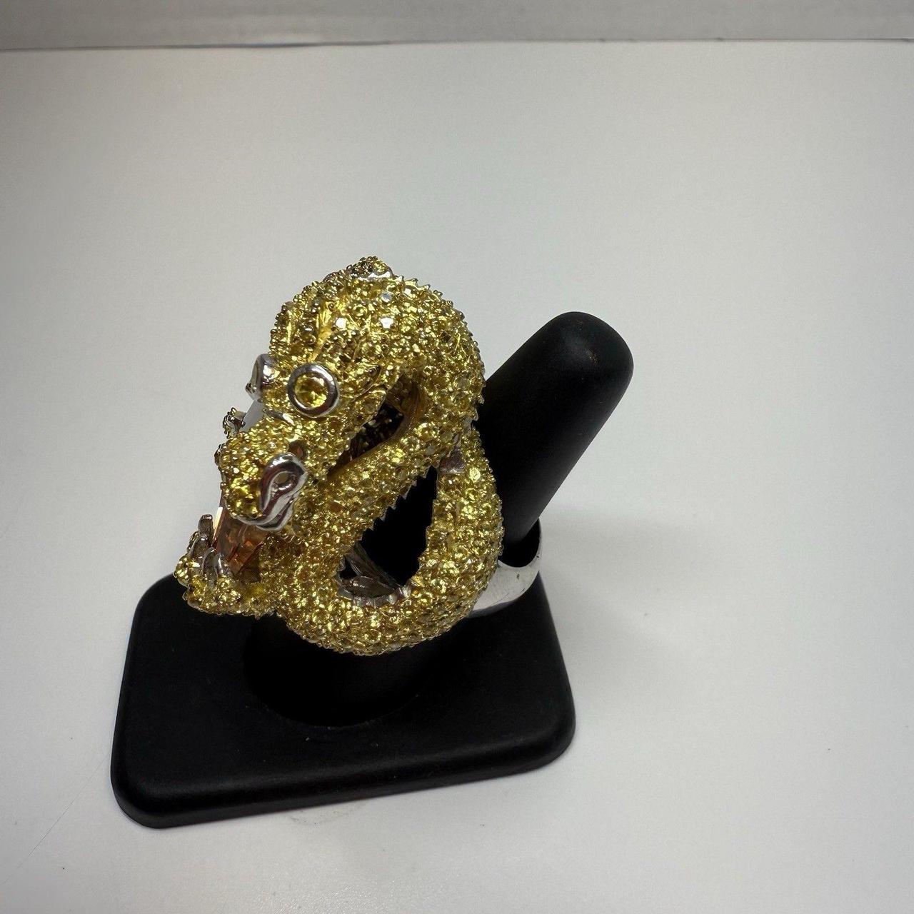 Women's Ring - Gold/Silver – This statement ring … - image 3