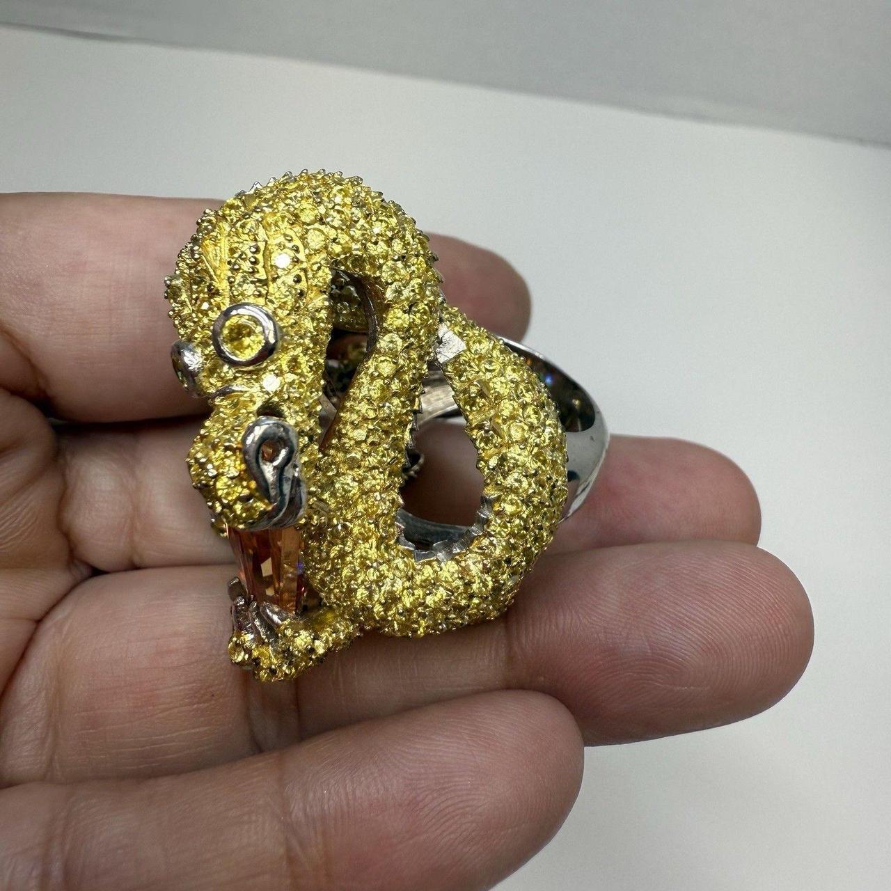 Women's Ring - Gold/Silver – This statement ring … - image 6