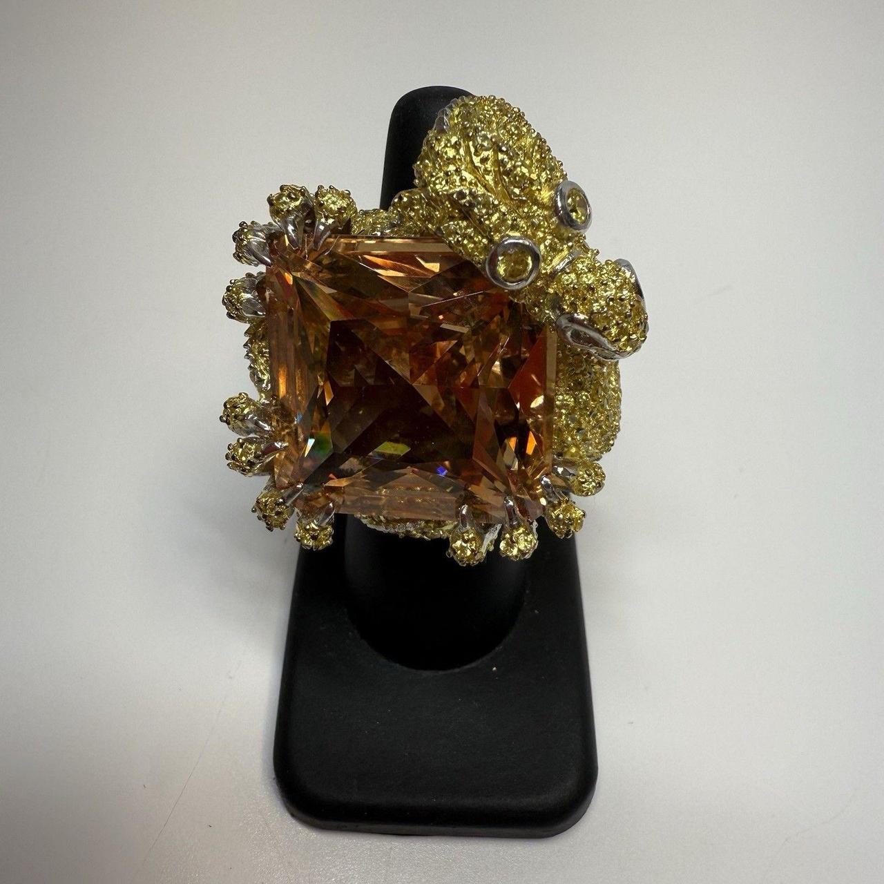 Women's Ring - Gold/Silver – This statement ring … - image 2