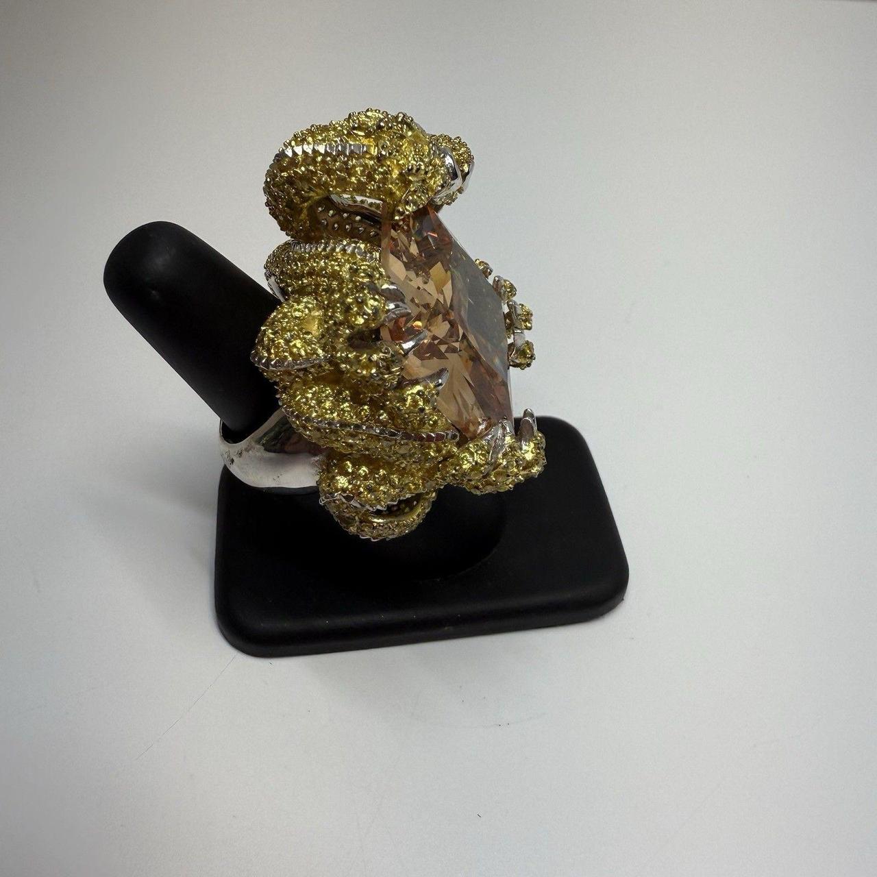 Women's Ring - Gold/Silver – This statement ring … - image 5