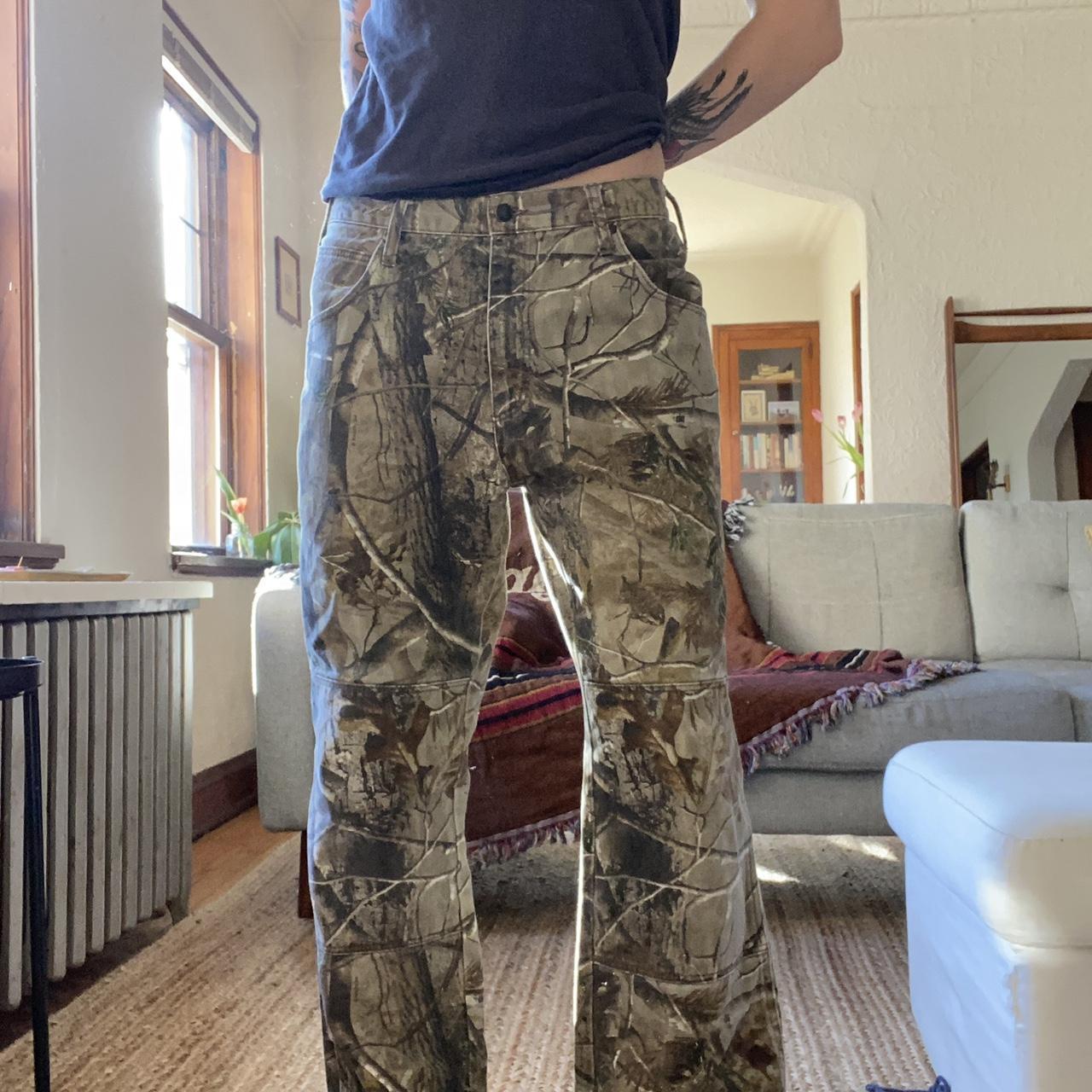 Realtree camo pants - double knee, 34 x 30 cutoffs