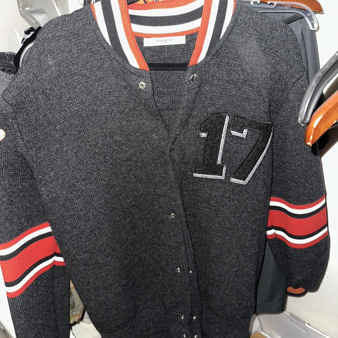 Givenchy Men's Varsity Jacket - Grey/Black - XL –… - image 1