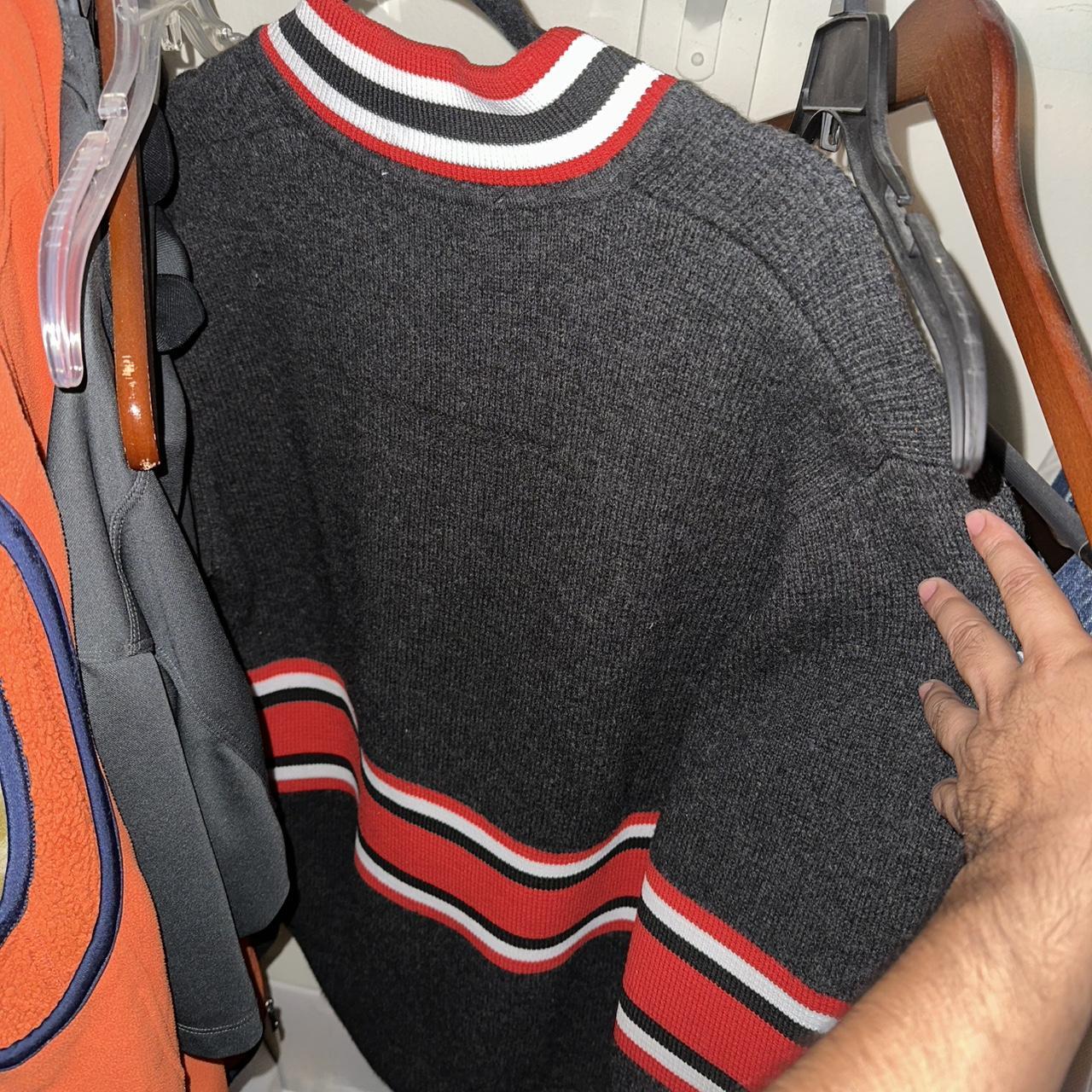 Givenchy Men's Varsity Jacket - Grey/Black - XL –… - image 3