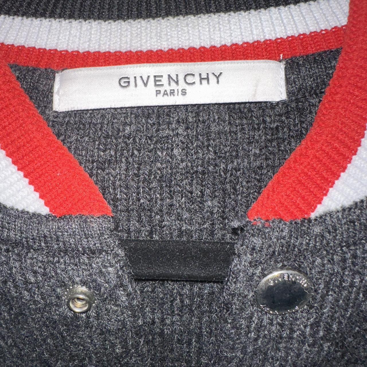 Givenchy Men's Varsity Jacket - Grey/Black - XL –… - image 5