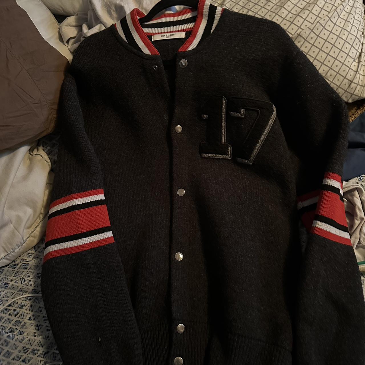 Givenchy Men's Varsity Jacket - Grey/Black - XL –… - image 4