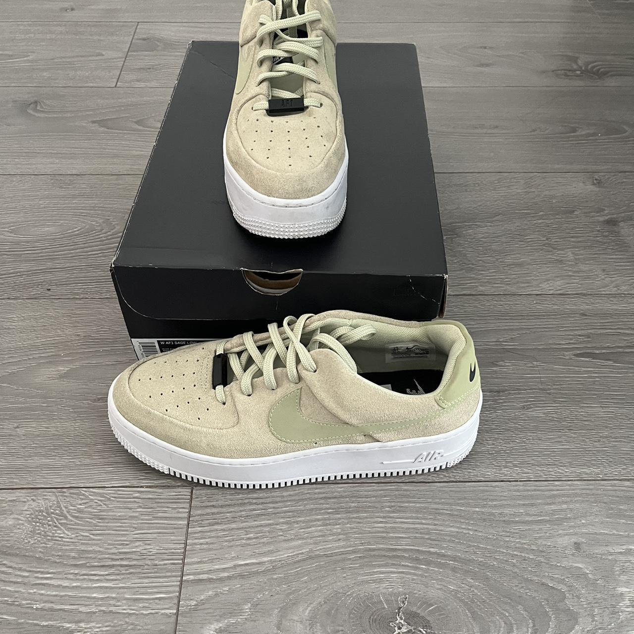 nike airforce 1 sage green