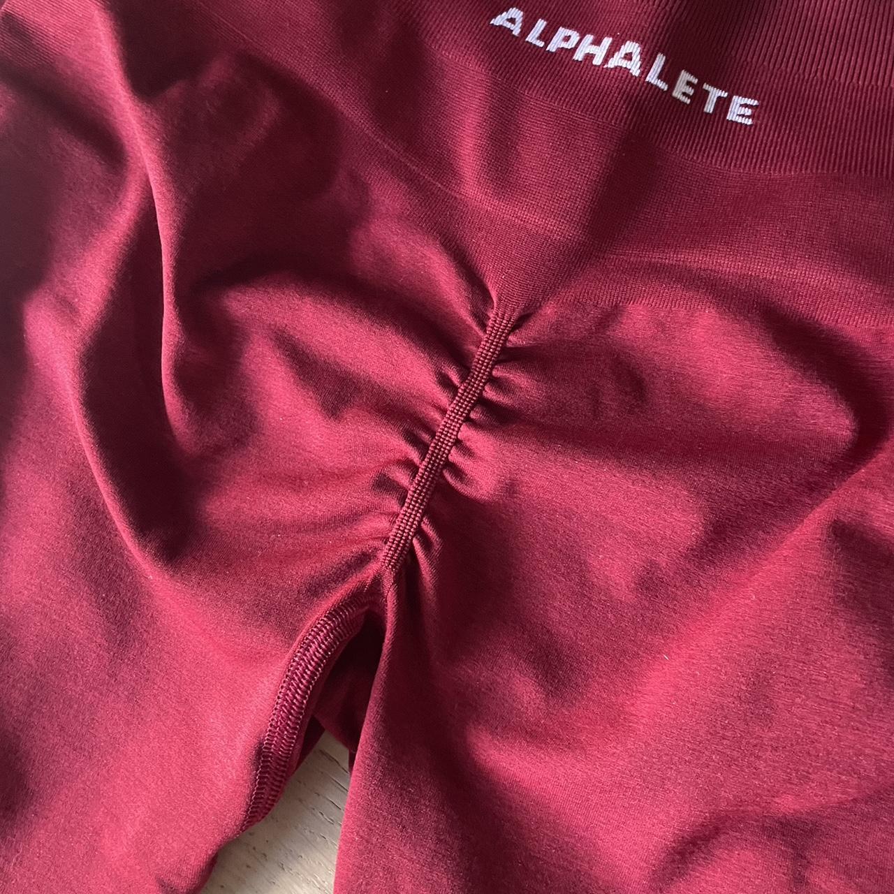 Alphalete Women's Red Leggings Depop
